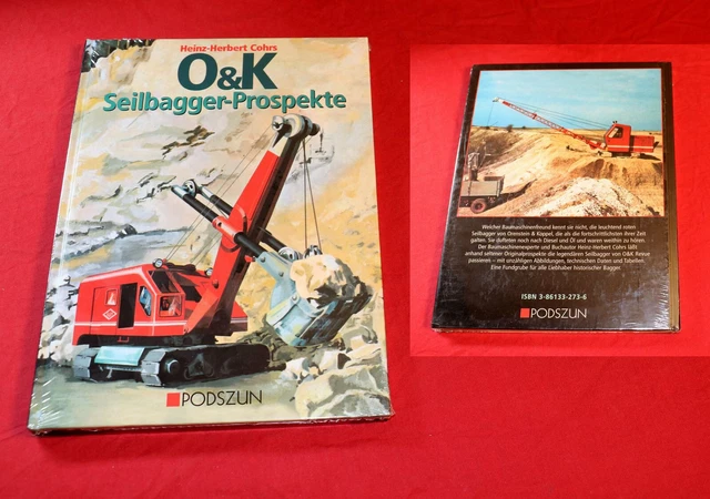 O+K Seilbagger Prospekte Buch Heinz-Herbert Cohrs Podszun Orenstein Koppel O + K