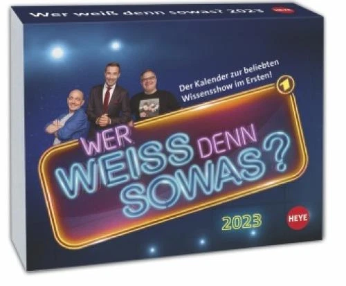 Wer weiß denn sowas? Tagesabreißkalender 2023. Kultiger Wissens-Kalender 20 6657