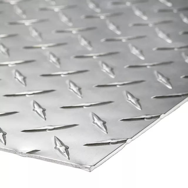 Treadbrite Aluminium Sheet 1.5mm Thick Chequer Tread Plate Propeller Design