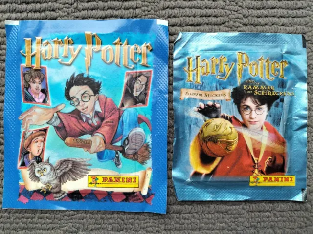 x2 Sealed Panini  Harry Potter Sticker Packs Brand  NEW Unopened