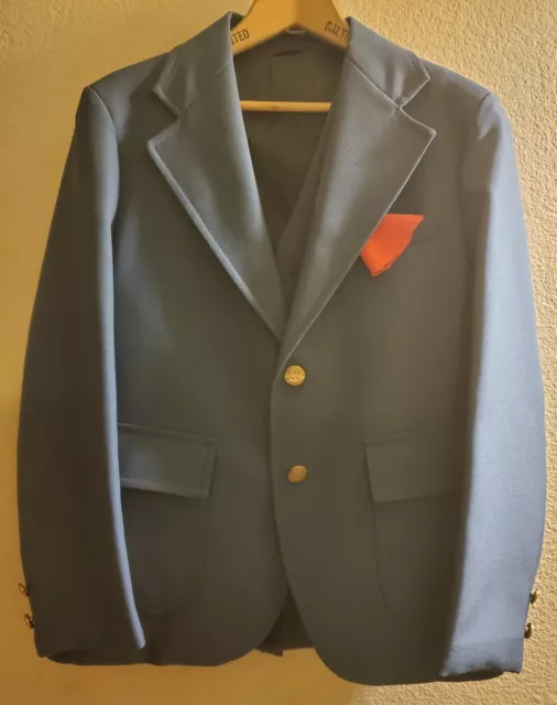 Boys John Weitz Light Blue 3 piece suit