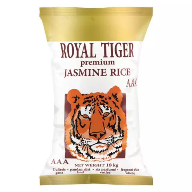 (2,06 EUR/kg) Royal Tiger Jasminreis (Duftreis) 18kg
