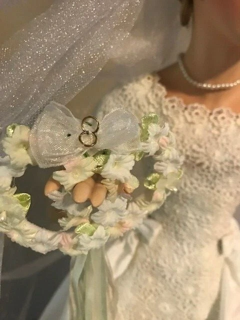 Ashton Drake Galleries " With this ring" porcelain Wedding Doll 2