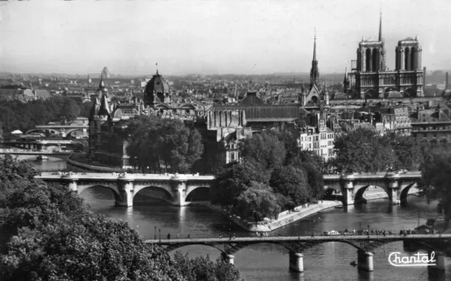 *3420 cpsm Paris - la Pointe de la Cité et les Ponts