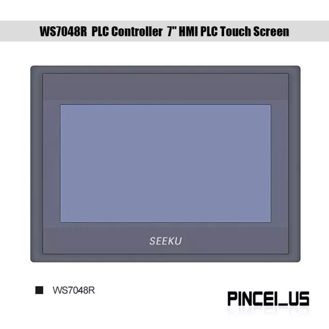 WS7048R For Mitsubishi PLC Controller 7" HMI PLC Touch Screen Relay Output pe66