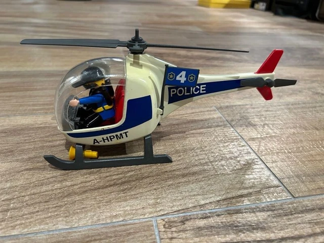 Playmobil hélico hélicoptère de police