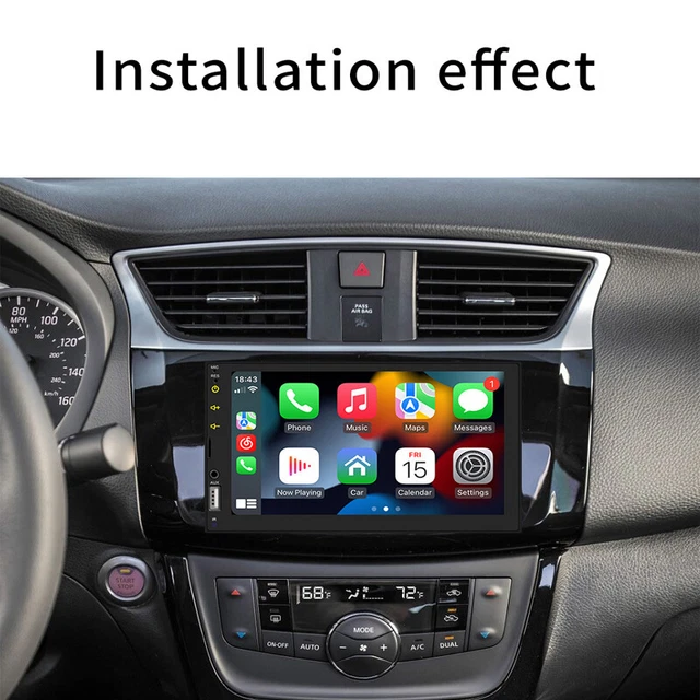7Inch Carplay 2Din Touch Screen Car MP5 Player FM Radio Stereo Bluetooth USB AUX