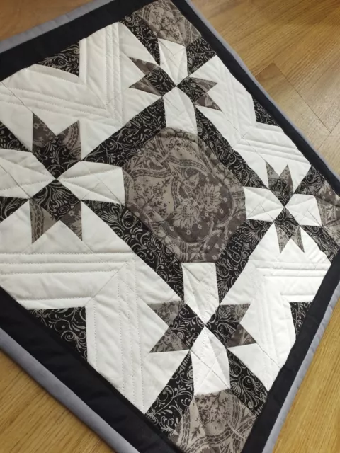 Handmade Patchwork Quilted Table Topper -20" X 20"