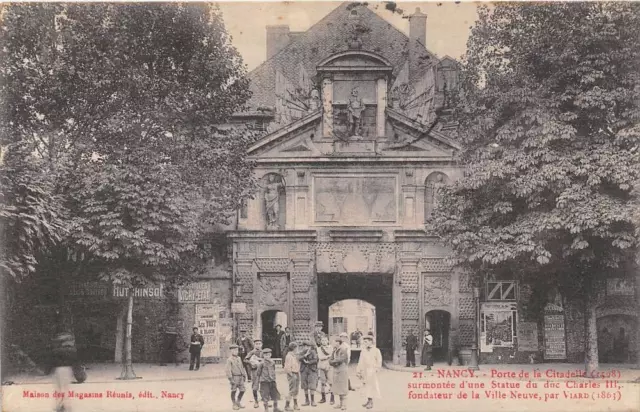 CPA 54 NANCY PORTE DE LA CITADELLE (animée