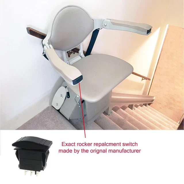 REPLACEMENT UP/DOWN ROCKER Switch for Bruno Stair Lift Control $15.50 ...