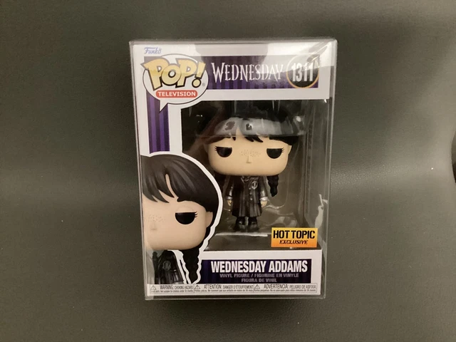 Wednesday Addams Funko Pop 1311 Addams Family Hot Topic Exclusive with Protector