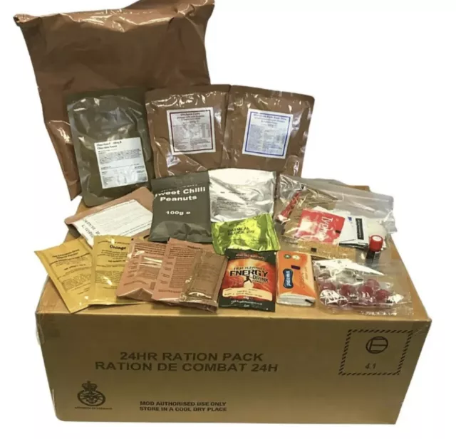 British Army 24 Hour Ration Pack.