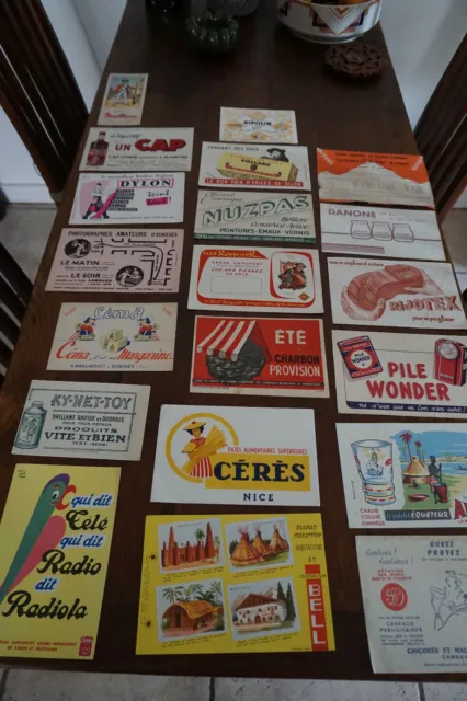 lot 20 buvards publicitaires anciens advertising blotters (172)