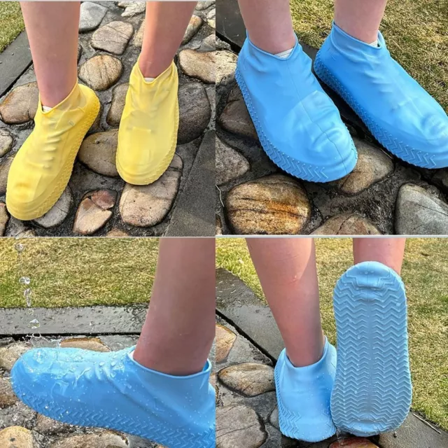 Imperméable Bottes de pluie Non-Slip Surchaussures Couvre-chaussures  Unisexe