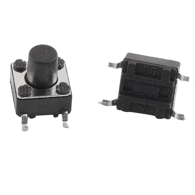 Circuits Intégrés,--Bouton-poussoir Tactile Momentané, 25 Pièces