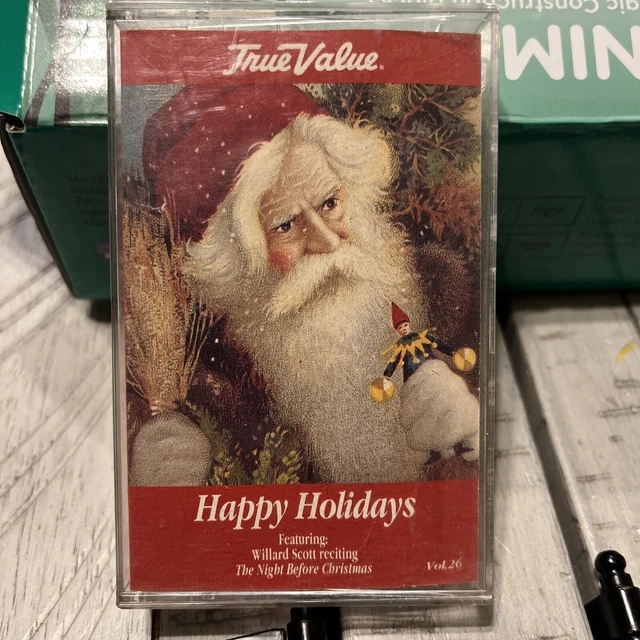 VINTAGE TRUE VALUE Happy Holidays Featuring Willard Scott Cassette Tape