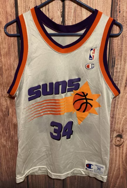 Vintage Charles Barkley Phoenix Suns Champion Jersey 90s NBA Basketball –  For All To Envy