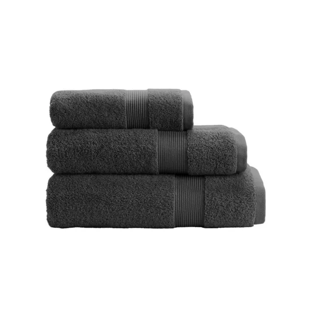 SIA Linge de toilette - Serviettes, Draps de bain, Gants, Tapis gris anthracite