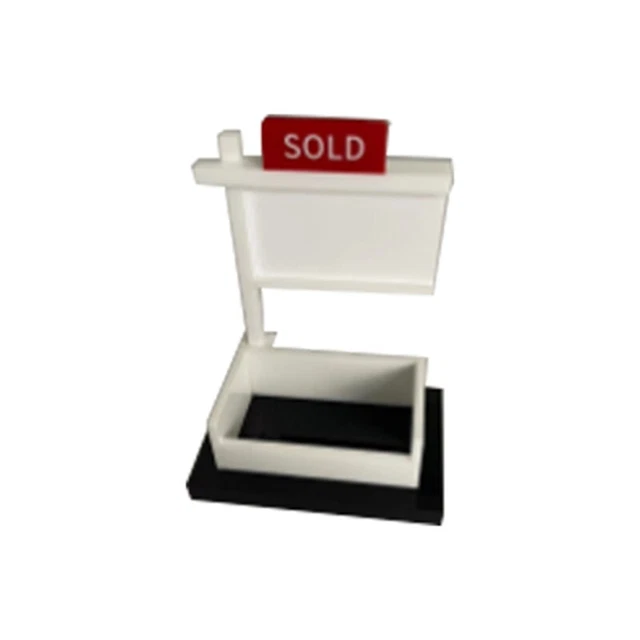 Immobilien-Visitenkartenhalter-Display für Makler-Business-Desktop, Visiten N5D4