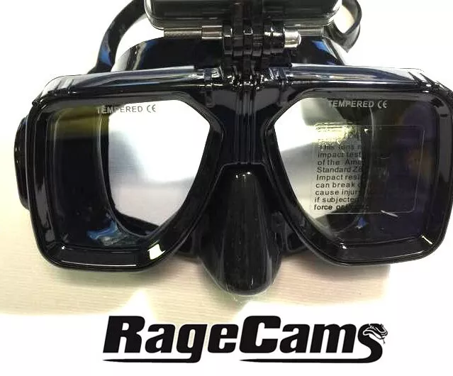 RageCams Underwater Goggle Diving Dive Mask for GoPro Hero 2-3-4-5-6-7 Camera