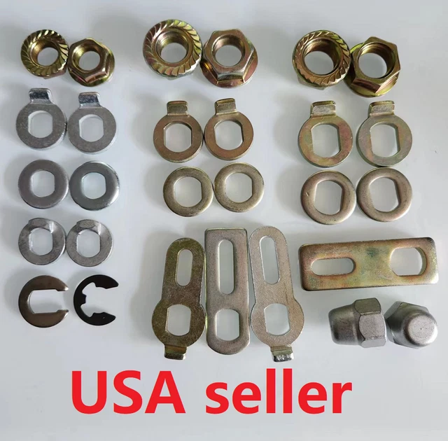 EBIKES Electric Bike Hub Motor Axle Kit – M14 Lock Nut, Washers, Spacers & Cover Set For 500W–5000W Motors