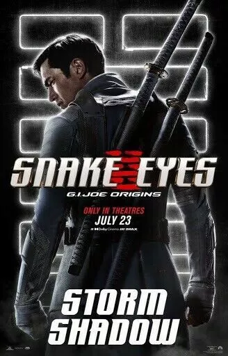 379208 Snake Eyes GI Joe Origins Movie Henry Golding WALL PRINT POSTER DE