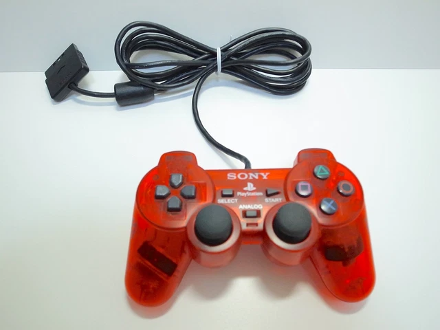 Manette PlayStation 2 DualShock SCPH-10010 - Couleur Argent - Filaire - Testée Fonctionnelle