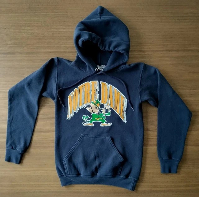 VTG TNT Notre Dame Fighting Irish Football Sweatshirt Hoodie Youth L USA Kids