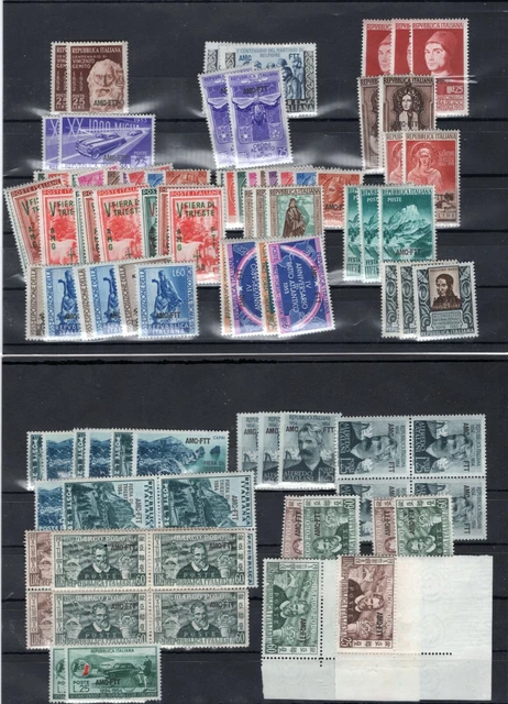 Italy Amg Vg Ftt Trieste Great Stock Enormous Catalogue Value All Perfect Mnh 11