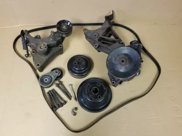 96-00 GM Chevy 454 Vortec 7.4 Front Engine Serpentine Belt Brackets & Pulleys