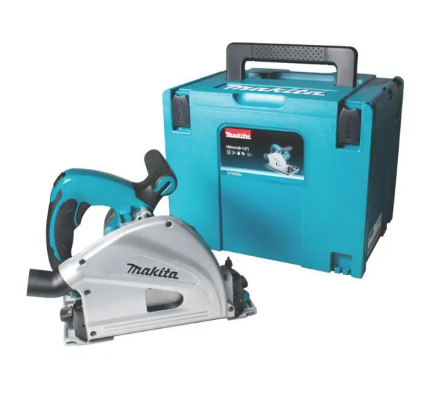 Makita SP6000J1 230v 165mm Plunge Saw with 1.5m Guide Rail Soft Start