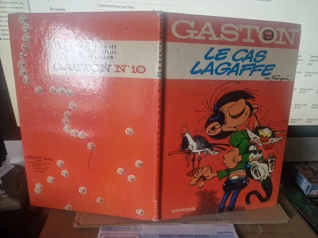 GASTON LAGAFFE- LE Cas Lagaffe - T9 - EO 1971 Dos rond EUR 8,00 ...