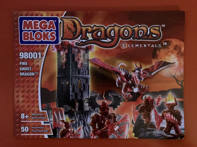 Mega Bloks Fre & ce Dragons #9887 Fre Storm Fortress New 2004 | Fre and ce dragons, Fre