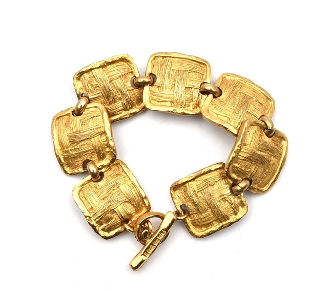 Bracelet Vintage Or - Style Gourmette Chaîne - Bijou Fantaisie Garçons Manqués Paris