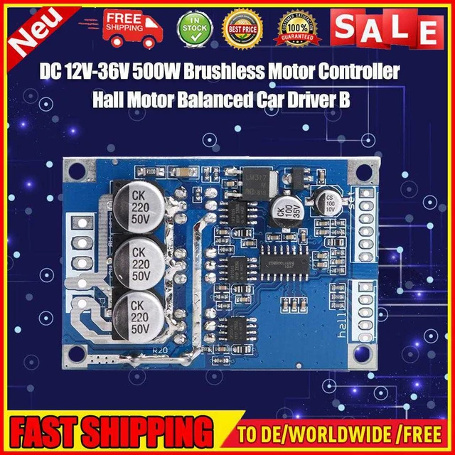 Brushless Motor Controller DC 12V-36V Brushless DC Motor Controller 500W Module
