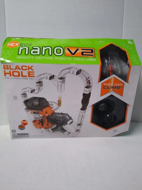 Hex Bug Nano V2 Gravity Defying Robotic Black Hole All pieces in box