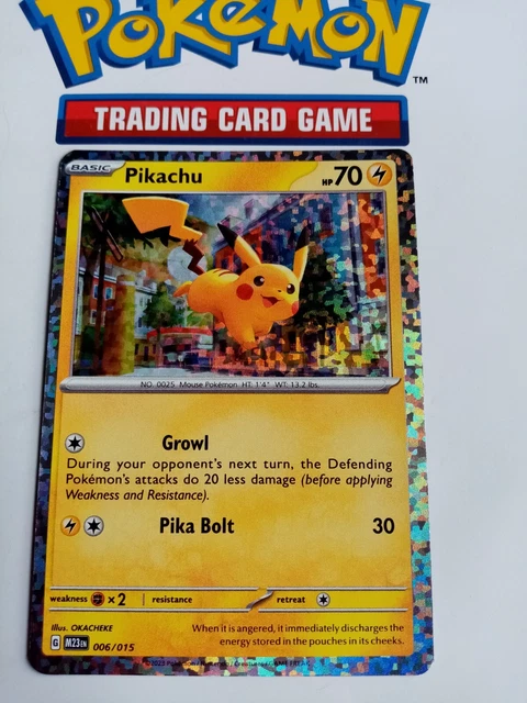 Carta Pokémon Pikachu McDonald's, Edizione Limitata Giapponese - Foto 10