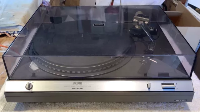 Hitachi HT-353 Turntable, Used ,Working ,No Box Or Instructions, Clean For Age.