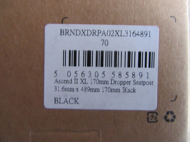 Brand X Ascend II XL externe Tropfer Sitzstütze 170 mm 31,6 mm NEU (4032) 3