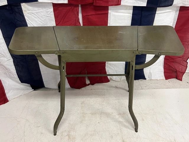 Vintage INDUSTRIAL TYPEWRITER TABLE drop leaf metal mid century plant stand 60s Vintage INDUSTRIAL TYPEWRITER TABLE drop leaf metal mid century plant stand 60s