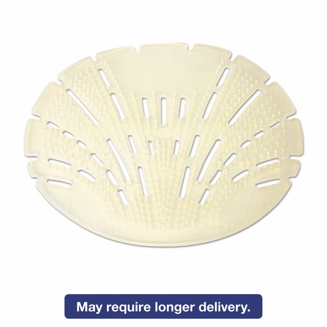 Big D Industries Pearl 3D Urinal Screen Melon Mist Clear 10/Pack 6 Pack/Carton