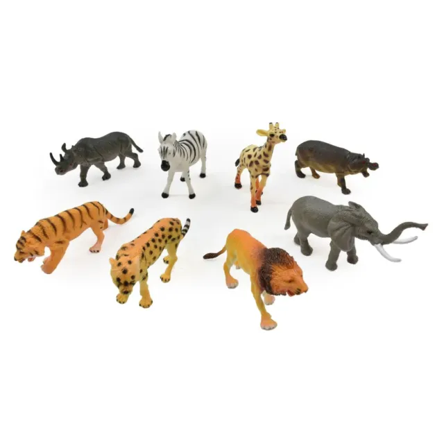 Kunststoff Dschungel Zoo Figur Wildtiere Kinder Weihnachten Spielzeug Party Strumpf