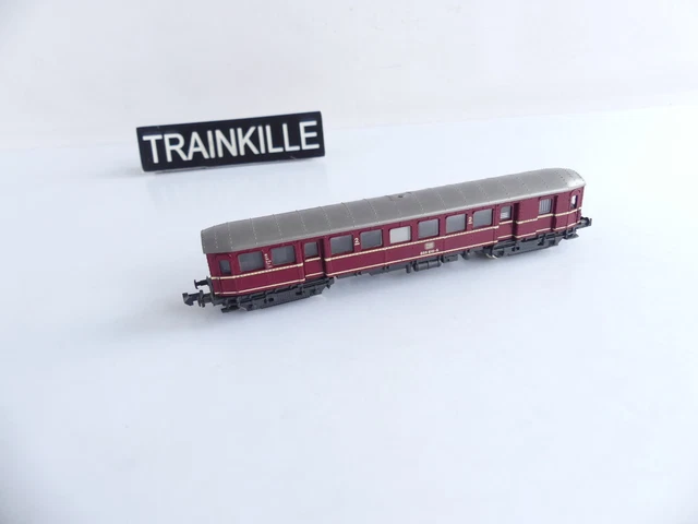 Autorail Allemand Minitrix – Échelle N (1:160) – Modèle D'Occasion Pour Train Miniature