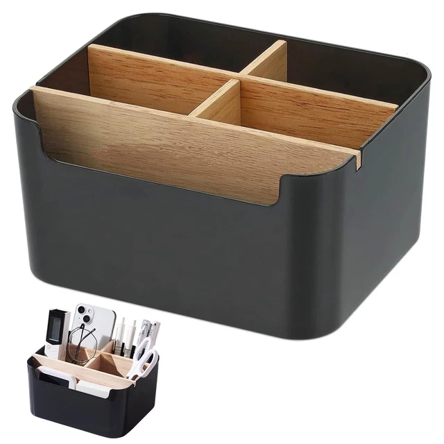 JOKILY ORGANISEUR DE bureau à 5 compartiments en bambou avec porte-stylos, porte EUR 31,99 JOKILY ORGANISEUR DE bureau à 5 compartiments en bambou avec porte-stylos, porte EUR 31,99