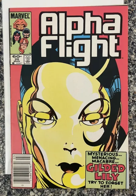 Alpha Flight Vol. 1 #20 (Marvel, 1985)- VF/NM- Newsstand- Combined Shipping