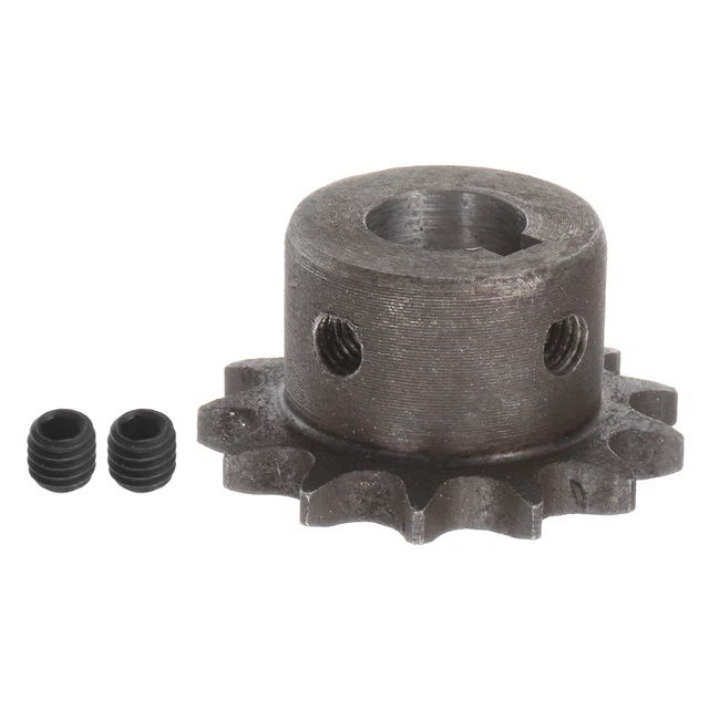 06B Roller Chain Sprocket 13T Pitch 3/8" 14mm Bore A3 Steel Motor Drive Gear