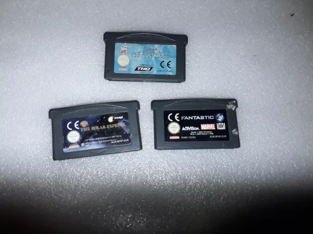 lot de 3 jeux  Gameboy Advance Gba loose Nintendo E