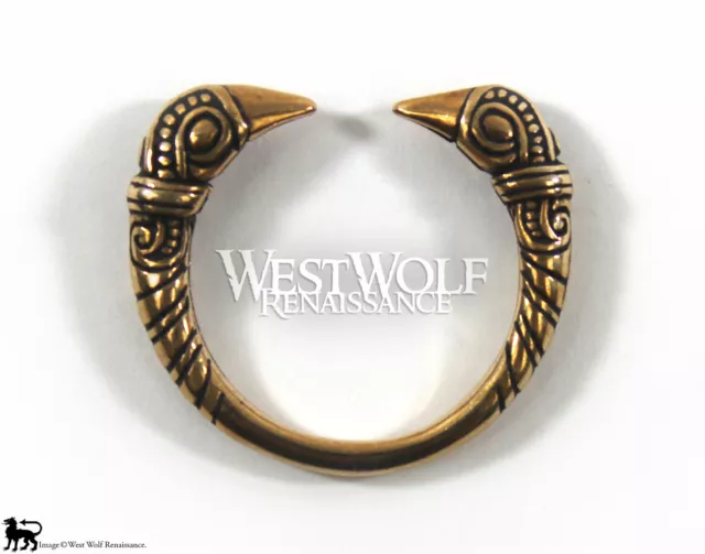 Bronze Viking Raven Ring - US Size 9/10/11 --- Norse/Crow/Odin/Jewelry/Skyrim