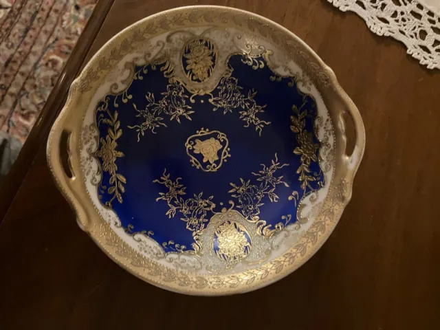 Antike Konfektschale von Meito Porcelain