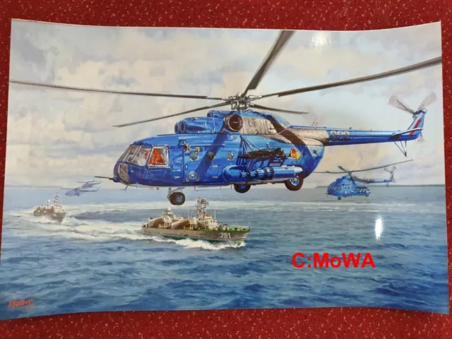 Poster (Mi-8TB des MHG-18), Volksmarine, NVA, east german navy, Luftwaffe